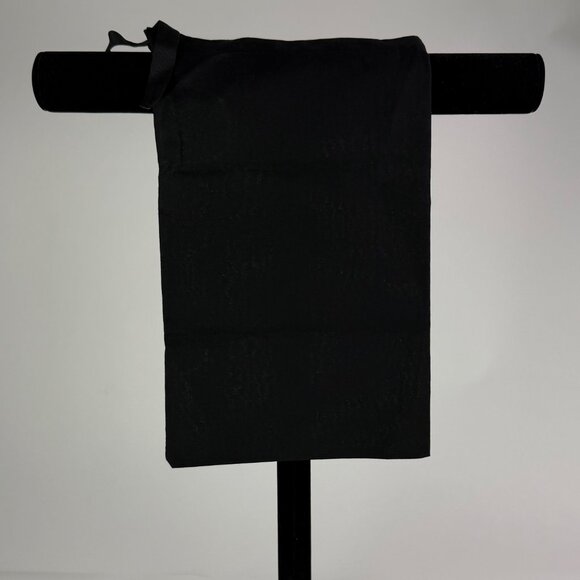 Chanel Black Dust Bags 12.5"x7.5" Pair | Authentic 2020s Logo Cotton Storage - Picture 4 of 7